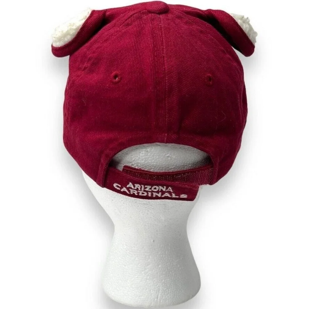 Arizona Cardinals Youth Hat Red Fuzzy Ears Adjustable Cap NFL Team Apparel